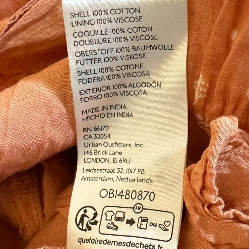 Free People Golden Hour Maxi Dress Bohemian Floral Dainty Tan Neutral Small - Picture 13 of 14